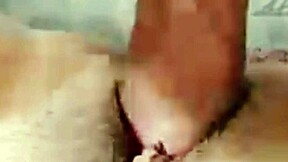 There is a lot of cum on my pussy after a hot morning sex session