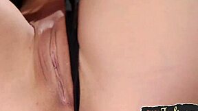 bigtits milf cums hard with machine pounding