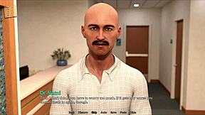 Homemade visual novel game walkthrough with amateur actress
