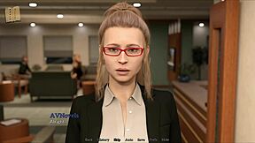 Homemade visual novel game walkthrough with amateur actress