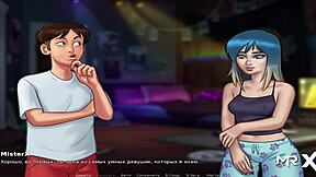 Sensual Cartoon Porn: Get Up and Hug a Girl in Pajamas for the First Time