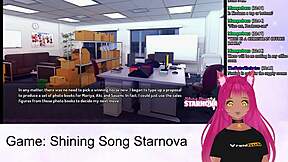 Vtuber LewdNeko's steamy playthrough of Shining Song Starnova's Mariya route