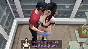 Hot wife cheats on her husband in this anime porn video - Part 4