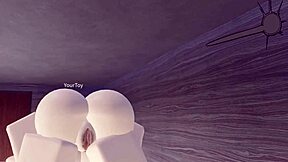 Lesbian action in a Roblox condo with Kiwi and Saiko