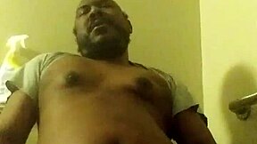 Laid back and horny, stroking my big cock