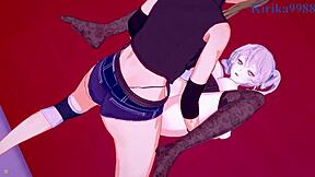 Excellen Browning and Az Sainklaus in Intense Futanari Sex with Nine and Chitose Kisaragi