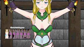Commented gameplay of the new porn game Lewd Elfs Training