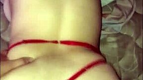 Step sister gets her ass fucked for the first time in doggy style