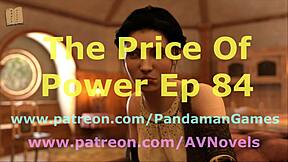 Visual novel walkthrough of The price of power 84