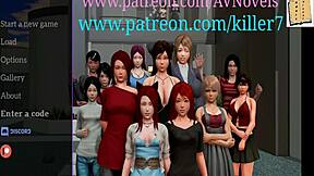 New family of 13 members having fun together