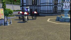 Sims 4 in action in this Spanish-language erotic series