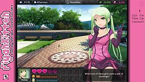 Walkthrough of the anime-style dating sim HuniePop with Ms. High and Mighty
