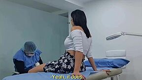 Having sex with a doctor in his office in a hospital