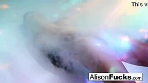 Alison Tyler's solo scene in which she shows off her big boobs and ass