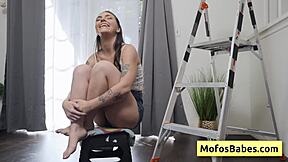 Petite pornstar Thalia Rhea's hardcore interview and porn scenes