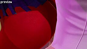 3D hentai featuring Meruccubus getting sucked off in SFM