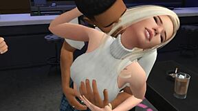 Wickedwhims helps to organize a hot group sex in the Sims 4 classroom