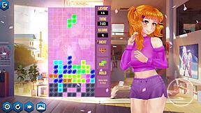 Animated porn game with Japanese-style illustrations and commented gameplay