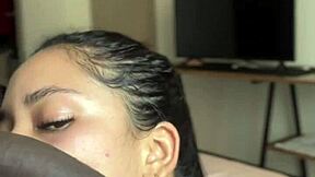 Hardcore POV video with rough and sensual cock worship