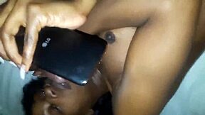 Ebony wife handles big cock like a pro, wow! 😍