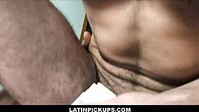 Straight Latin lad gets paid to satisfy gay producer