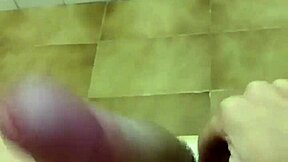 Gay masturbation with a big black cock