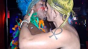 Beautiful Brazilians have a fun filled orgy at the January River Carnival