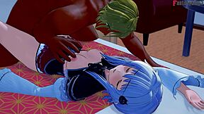 See through Koneko's tentacion deal in HS DxD NTR madness