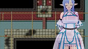 Watching two brothers fuck a witch in NTR online game
