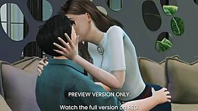3D hentai preview: My Art Professor Season 3 Episode 1