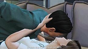 3D hentai preview: My Art Professor Season 3 Episode 1