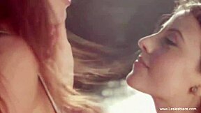 Hot lesbians seducing each other