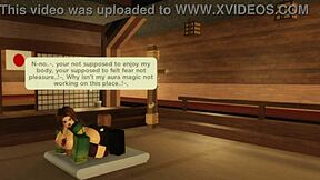 Straight sex in Roblox condo
