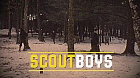 Scout twinks Austin and Oliver have bareback sex