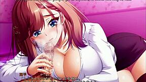 English dubbed anime blowjob scene from Chijoku no Seifuku 2 Yuno