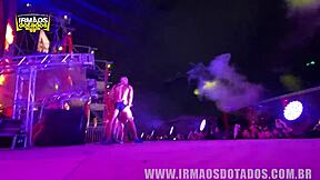 Brazilian brothers with monster cocks having a wild orgy in the sex box. 🔥