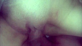 Cum on my body after a hot quickie with a shaved redhead