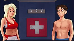 Summer saga 171: PC gameplay with big cock and blowjob scenes