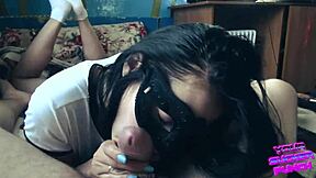 Facial in a student dormitory