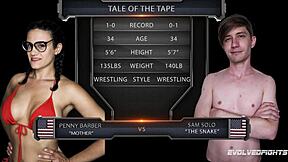 Penny Barber, wanna feel my face sitting after nude wrestling domination?
