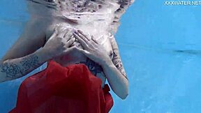 Hot erotic scenes with my girlfriend Mimi Cica in the pool