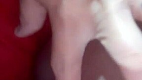 Married woman sucks and fucks on webcam