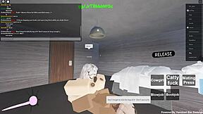 Big ass Roblox porn with hot cowgirl action and anal sex