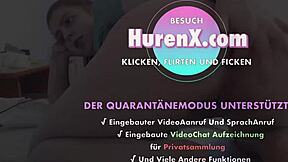 Hot and horny German girl masturbates and rubs her wet pussy