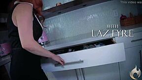Lady Fyre, the neighbor, sneaks in for taboo POV sex with cheating MILF