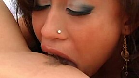 Beautiful black MILF Gianna Michael in hot lesbian scene with big ass and boobs