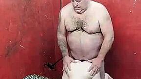 Belly, bodybuilder, and gay with a craving for warm milk