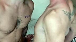 Big dick action in homemade video with assfucking and barebacking