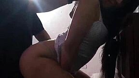 Having sex with my wife’s babysitter’s big ass in different positions
