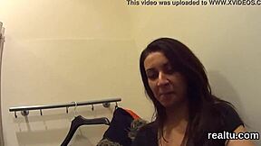 Hardcore shopping experience with a horny Czech teen nympho